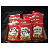 15 7.05 oz bags of WILEY WALLABY Outback Beans with Chewy Centers