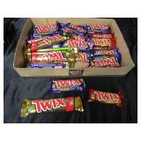 40 Various size and flavor of TWIX Bars