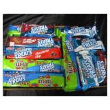 40 Various sized and Flavor Rice Krispie Treats