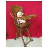 antique high chair
