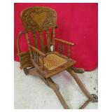 antique high chair