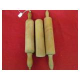vintage wood rolling pins