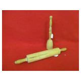 vintage wood rolling pins