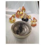 Pottery - 51 - House Decor - Small boxes with envelopes and paper, kitchen items