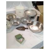 Pottery - 51 - House Decor - Small boxes with envelopes and paper, kitchen items