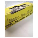 Bathroom and Kitchen Hardware - Miter box with Saw - Craftsman Drill - and Garage items