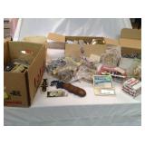 Bathroom and Kitchen Hardware - Miter box with Saw - Craftsman Drill - and Garage items