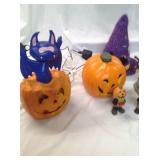 Christmas Candles and Halloween Decor - Pumpkins, Witches Hat, Hunted House, Spider, Flying Bats