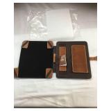 Two - New - Canyon Outback Leather and Canvas Adjustable Tablet Case