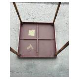 2 vintage wooden tables