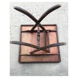 2 vintage wooden tables