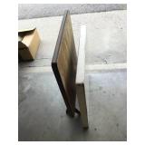 2 vintage wooden tables