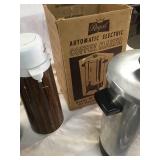 Regal coffee pot, 2 air pots, large kettle and cake pan