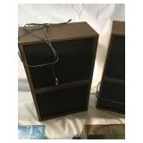 Record player, speakers and 23 records