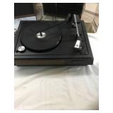 Record player, speakers and 23 records