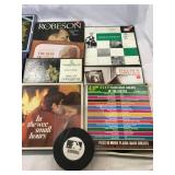 10 box set records Various artist and music 7 sleeve or cover no record
