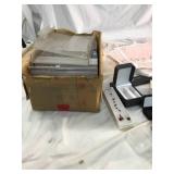 Jewelry cases and plex glass shelves