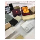 Jewelry cases and plex glass shelves