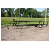 Pontoon trailer