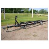 Pontoon trailer