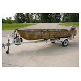Duck Boat , Motor & Trailer Package