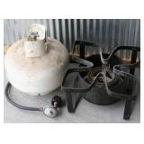 Camp Stove and Propane Tank