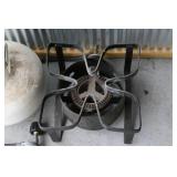 Camp Stove and Propane Tank