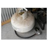 Camp Stove and Propane Tank