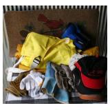 Outdoor Apparel, Flashlight, and Door Mat