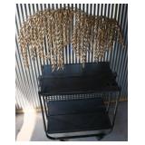 Steel Cart and Willow Brand Décor