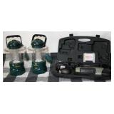 Cordless Fish Fileter and LED Lanterns