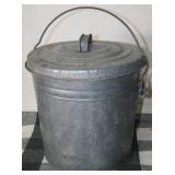 Galvanized Bucket with Lid