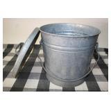 Galvanized Bucket with Lid