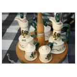 Vintage Toaster, Pressure Cooker, and Kitchen Décor