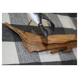 Swan and Loon Driftwood Art