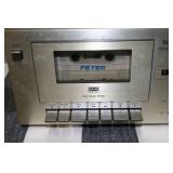 Record/Cassette Player and Tape Deck with Speakers