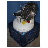 Propane Tank with Sunflower Heater Attachment