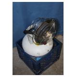 Propane Tank with Sunflower Heater Attachment