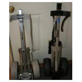 Two Golf Bag Carts