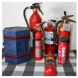 Fire Extinguishers and Hardware Box