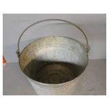 Vintage Galvanized Steel Pail