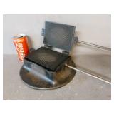 Antique Cast Iron Waffle Maker