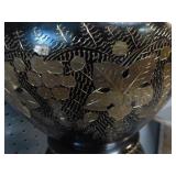 Cast Brass Floor Vase