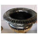 Cast Brass Floor Vase