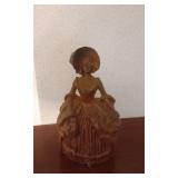 Cast Iron Lady Door Stop (11")