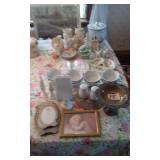 Large Lot Of Collectibles, Lotus Bowls, Vintage Dishware