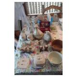 Pottery Birds, Ducks, Wine Goblets, Fancy Wine Bottle Stopper