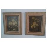 4-Piece Vintage Wall Decor (Pair Of Pictures, Wall Mag Rack, Pressed Paper Ad)