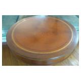 26x26 Round Claw Foot Table With Drawer