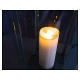 Large Genuine Luminara Lantern with Luminara Flamless Candle